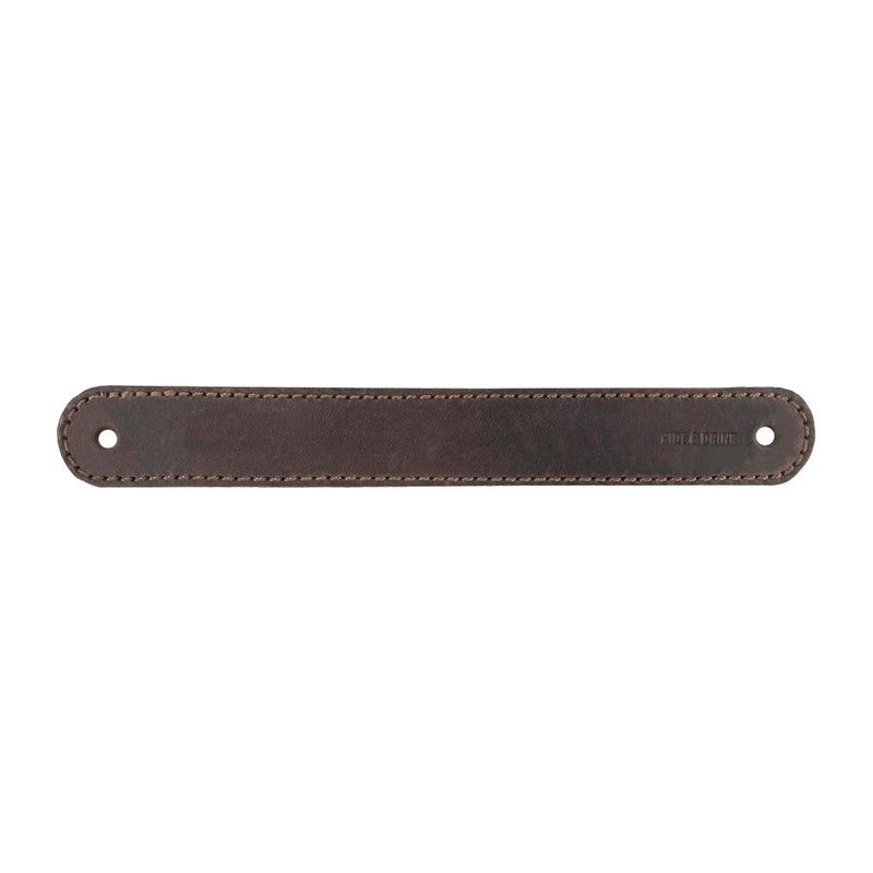 Hide & Drink, Set of 4 Drawer Handles, Durable, Versatile, Easy to Install with Pre-Made Holes, Stylish Home Accessory, DIY, Full Grain Leather, Handmade, Bourbon Brown - Image 5